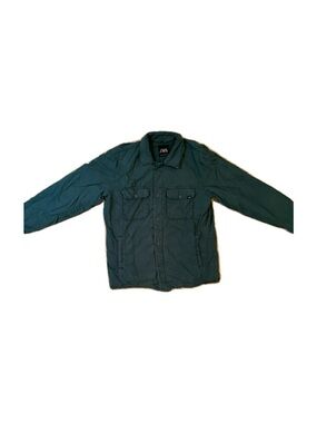 Zara Men's Olive Green Military Field Jacket